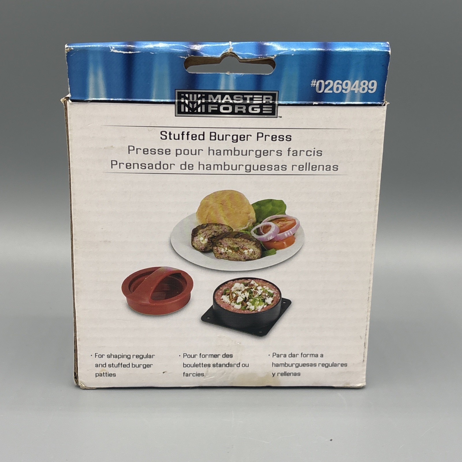 Burger Press Regular Shape & Stuffed Burger Patties by Master Forge gallery