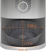 Silicone Air Fryer Liners Reusable for 1-2qt Fryers, mini, Red&Blue&Grey gallery