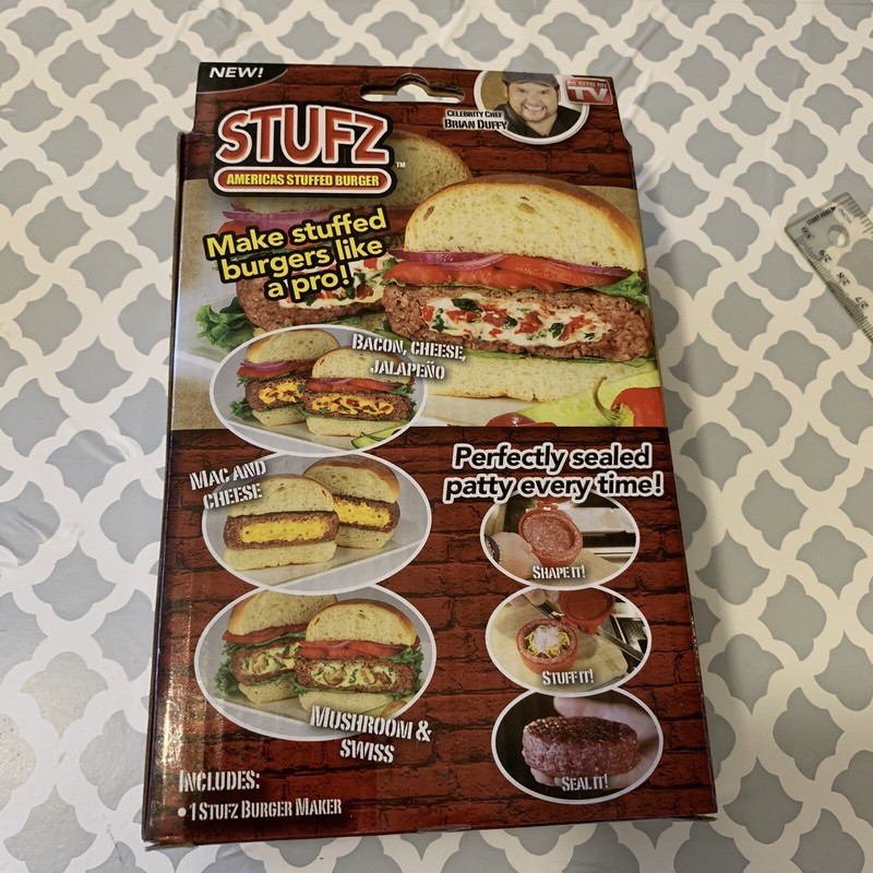 Stufz Stuffed Burger Press - Hamburger Patty Maker - As Seen On TV gallery