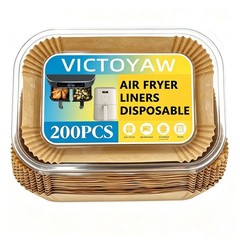 Air Fryer Liners for Bella 4Qt Slim Liners, 8.3 Inch Rectangle