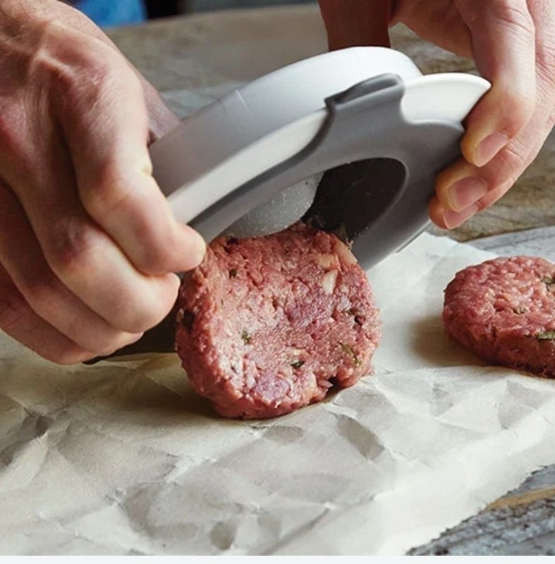 Pampered Chef Burger Slider Press Patty Maker Stuffed Burger Mold 4.5" 3"... gallery