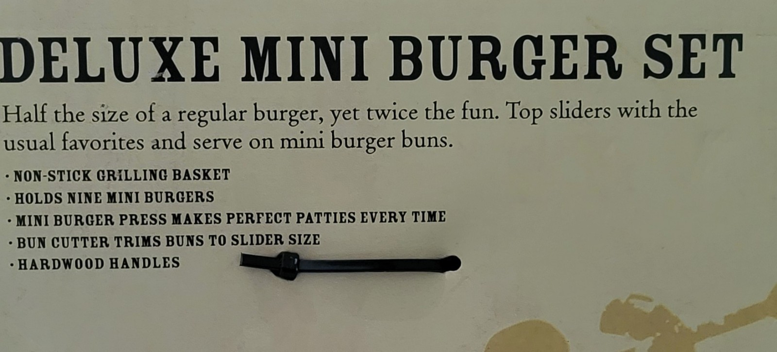 Deluxe Mini Hamburger Slider Set by World Market - NEW gallery