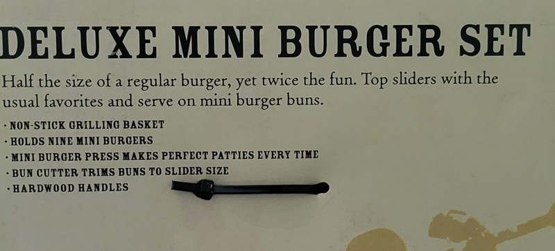 Deluxe Mini Hamburger Slider Set by World Market - NEW gallery