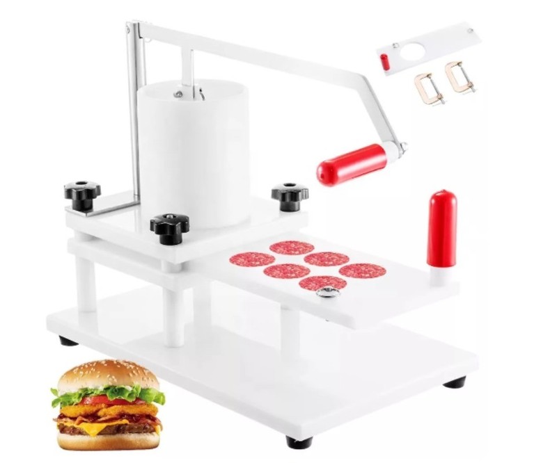 Hamburger Patty Making Machine Plastic Hand Pressure Burger Forming Machine gallery