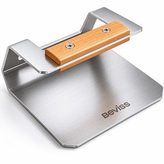 6.3″ Smash Burger Press, 304 Stainless Steel Hamburger Press, 2.3 lbs Heavy-D…