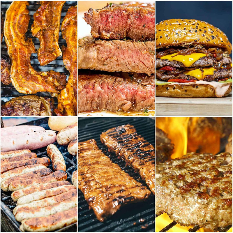 HULISEN Smashed Burger Kit, Stainless Steel Burger Press, Grill Spatula and Spic gallery