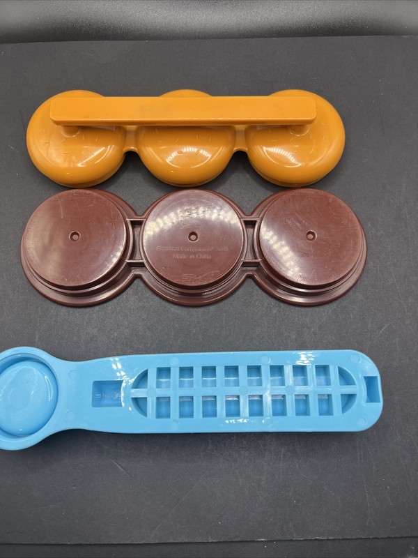 Charcoal Hamburger Press, 3 Mini Patty Triple Slider Press & Hotdog Cutter Dip gallery
