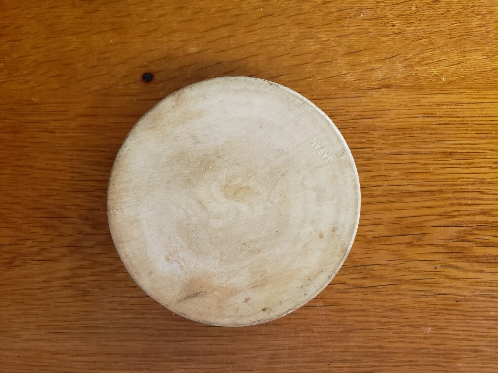 1950's Wooden Hamburger Press, Made in Japan gallery