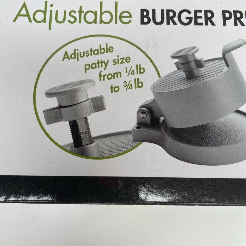 Cuisinart Adjustable Metal Burger Hamburger Press CABP-300 gallery