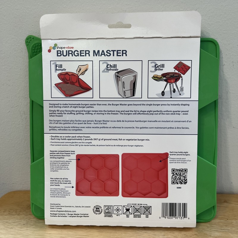 Shape+Store Burger Master & Burger Master MAX Press & Freezer Containers NEW! gallery