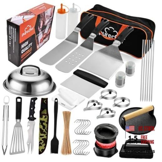 238pcs Premium Griddle Accessories Kit, Griddle Tools for Flat Top Grill with gallery