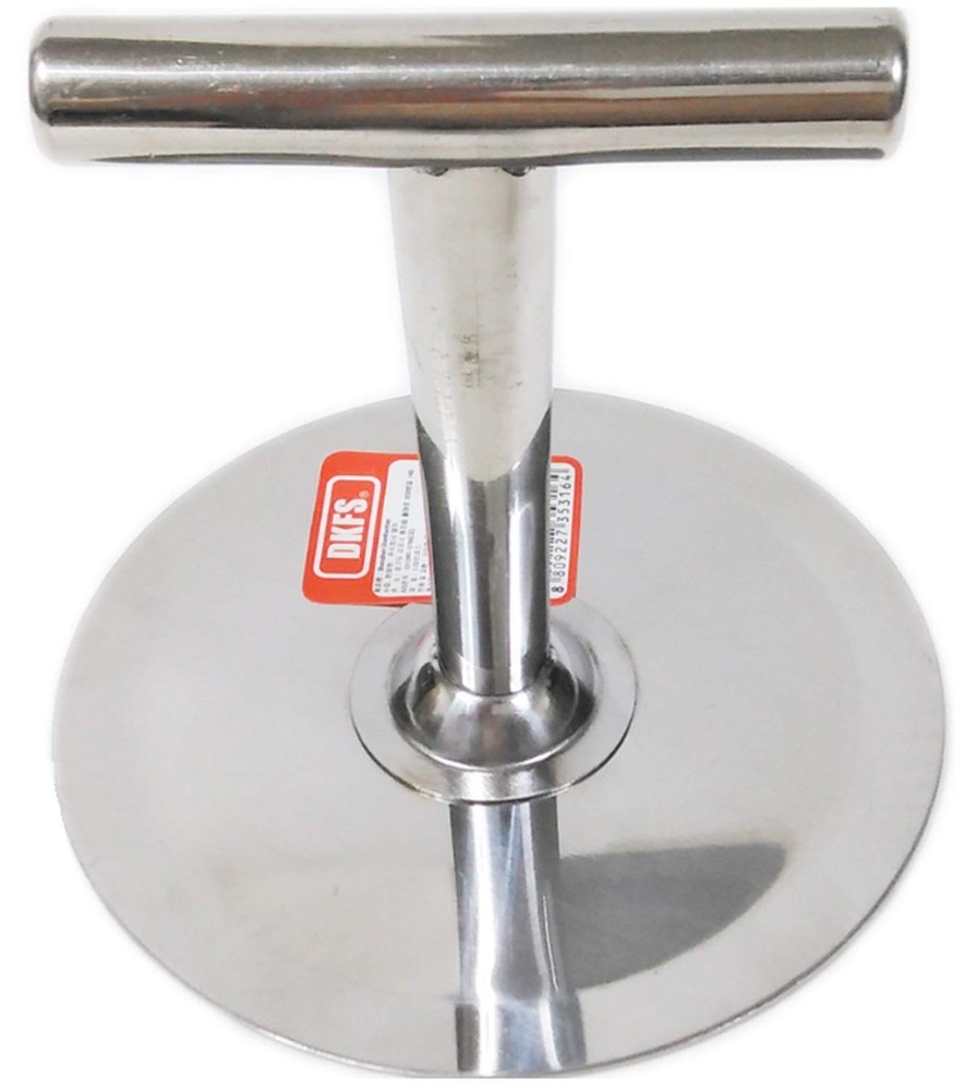 Korean Style Pancake Hotteok Hand Presser All Stainless Steel T-shape Handle...