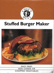 Chef’s Best Stuffed Burger Maker Gourmet Styled Burgers – NIB