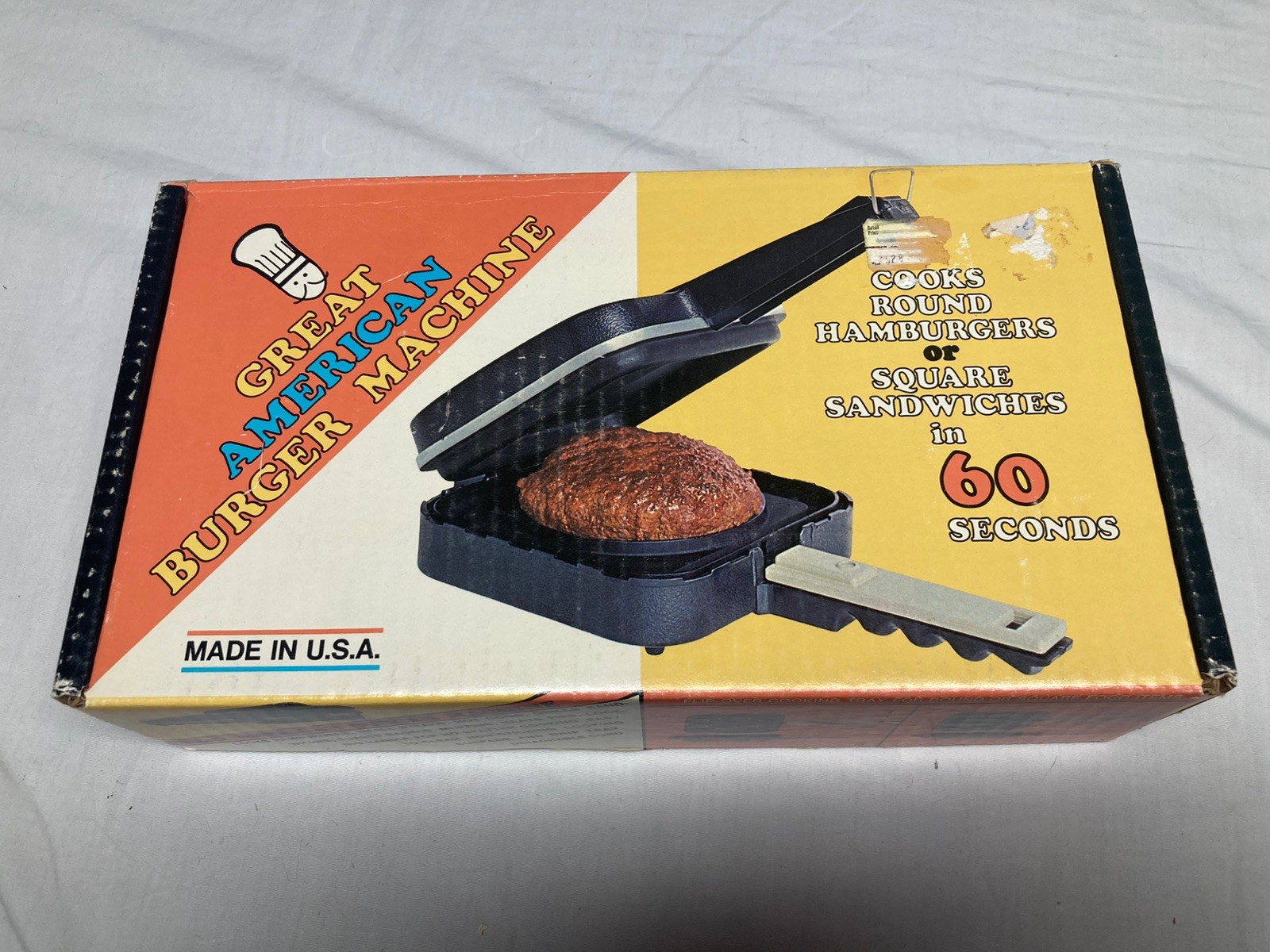 Great American Burger Machine Model 6000 American Electric Corp Vintage gallery