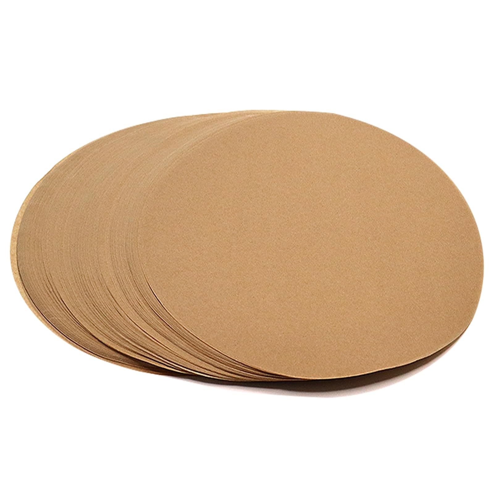 Pharamat 300 Pcs 8 Inch Round Parchment Paper, 8 Inch, Brown gallery