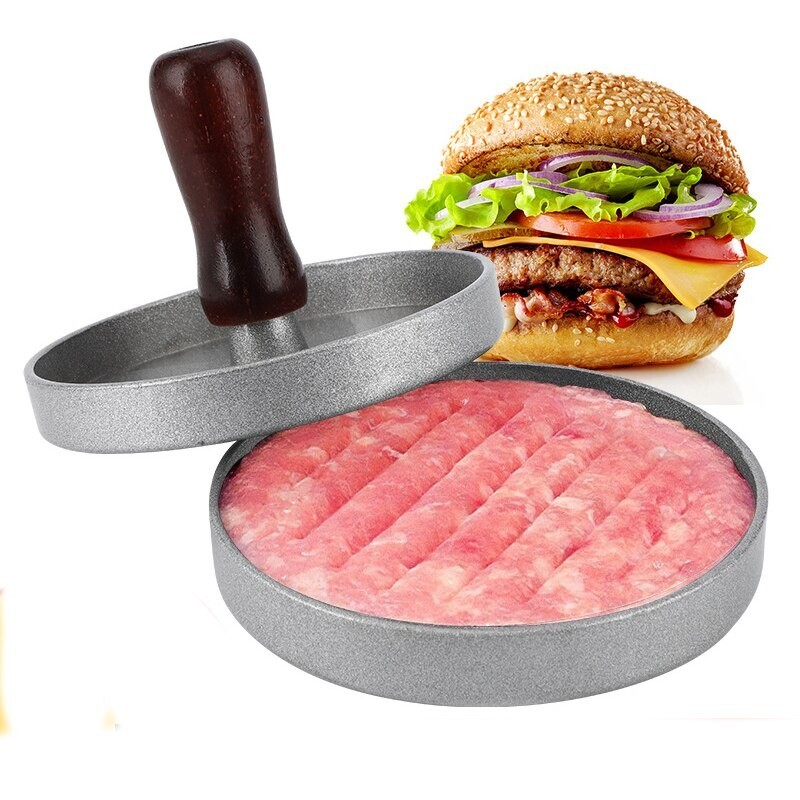 Prensa De Carne De Hamburguesas Molde Redondo para Carne De Res Barbacoa Cocina gallery