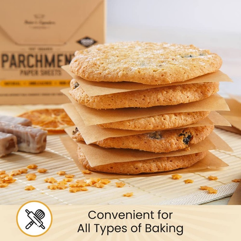 Hamburger Patty Paper Squares 5"x5", 5" x Square, Unbleached Natural Brown gallery