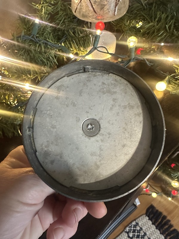 Androck Vintage Metal Burger Press Round Sizeable Hamburger gallery