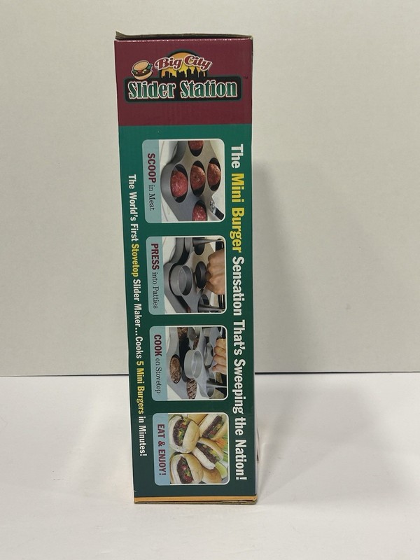 As Seen On TV Big City Slider Station Mini Burger Maker Pan Hamburger gallery