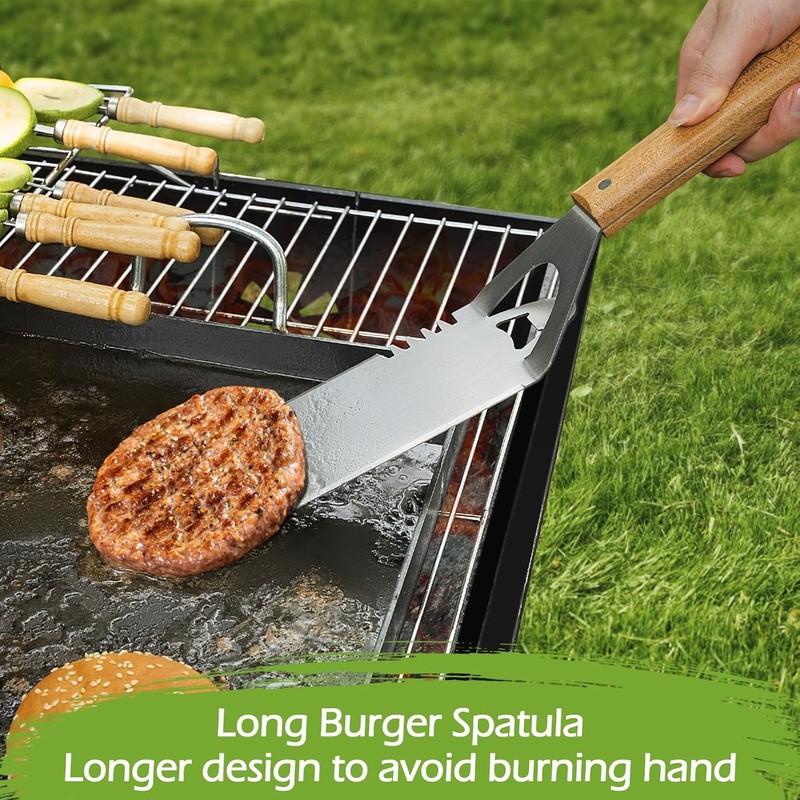 Smashed Burger Kit Burger Press Kit Stainless Steel Burger Press Grill Spatula gallery