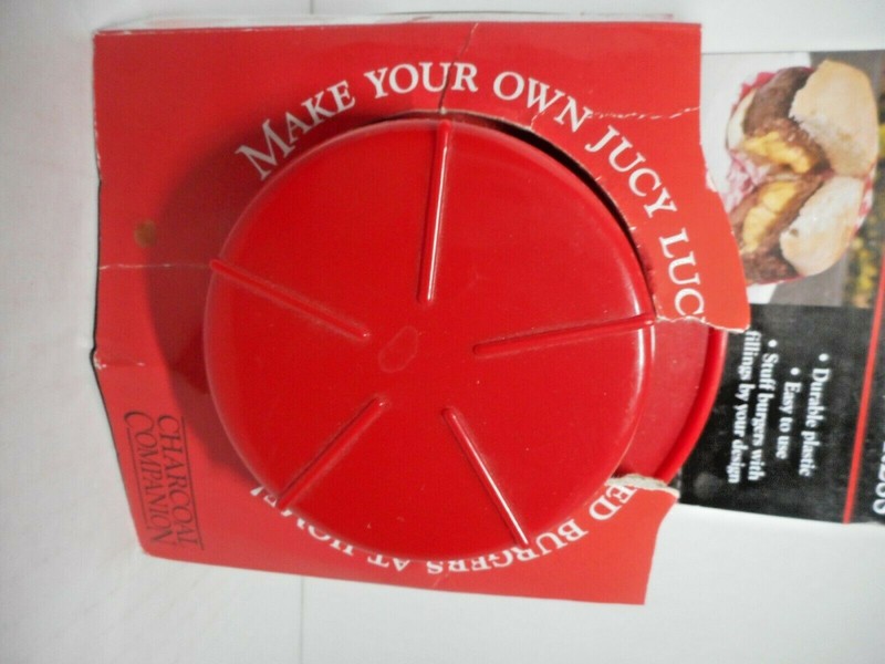 Jucy Lucy Stuff-A-Burger Press Charcoal Companion CC5119 Camping Tailgating gallery