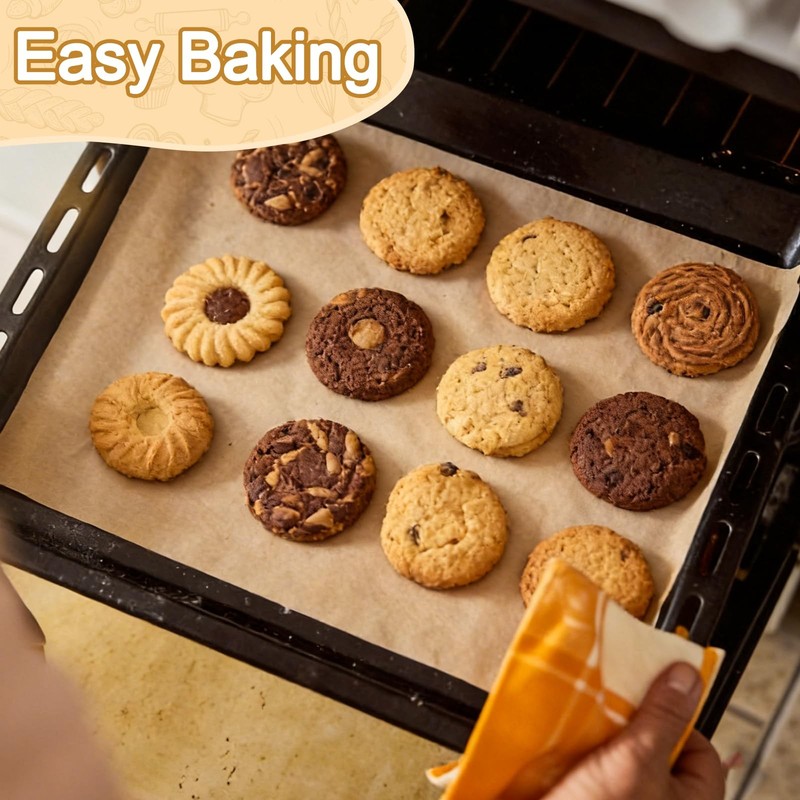 12x16 Inch Parchment Paper Sheets for Baking, 360 Count Thicker 12x16, Brown gallery