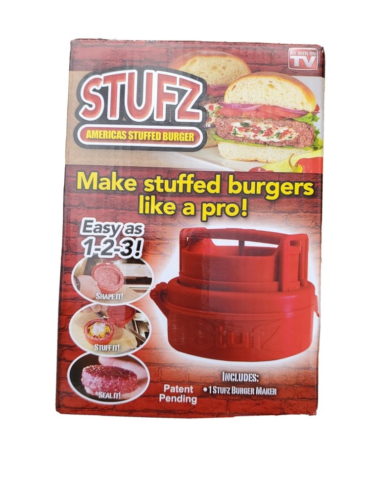 Stufz Stuffed Burger Press - Hamburger Patty Maker - As Seen On TV
