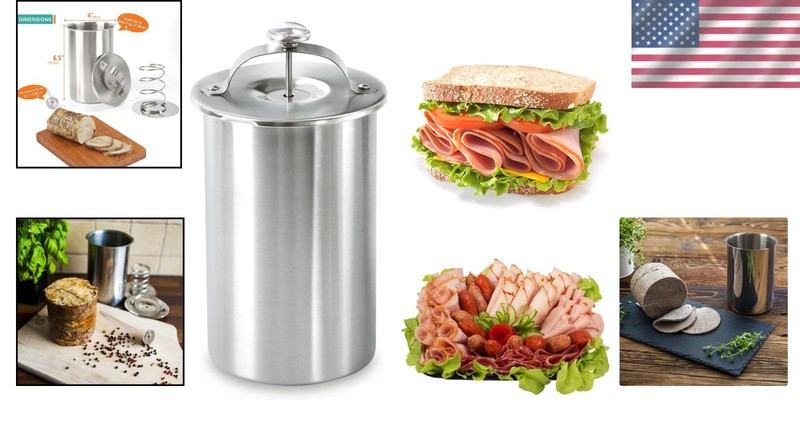 Effortless Homemade Deli Meat Maker with Integrated Thermometer – 2lb Capacity gallery