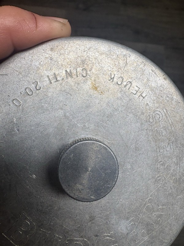 Vintage Heuck Burger Press gallery