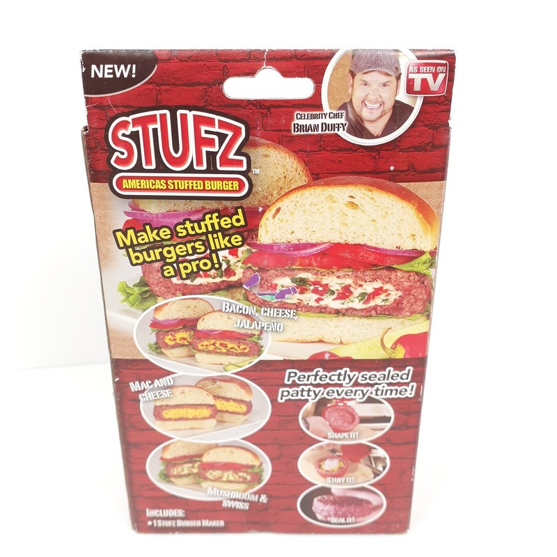 Stufz Stuffed Burger Press Hamburger Patty Maker As Seen On TV gallery