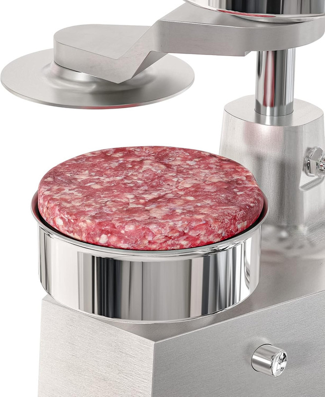 Burger Press Patty Maker for 4” Hamburgers, Stainless-Steel Manual Forming Machi gallery