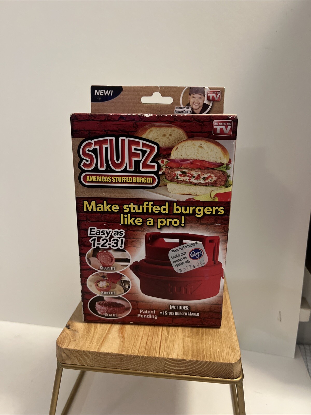 Stufz Stuffed Burger Press - Hamburger Patty Maker - As Seen On TV gallery