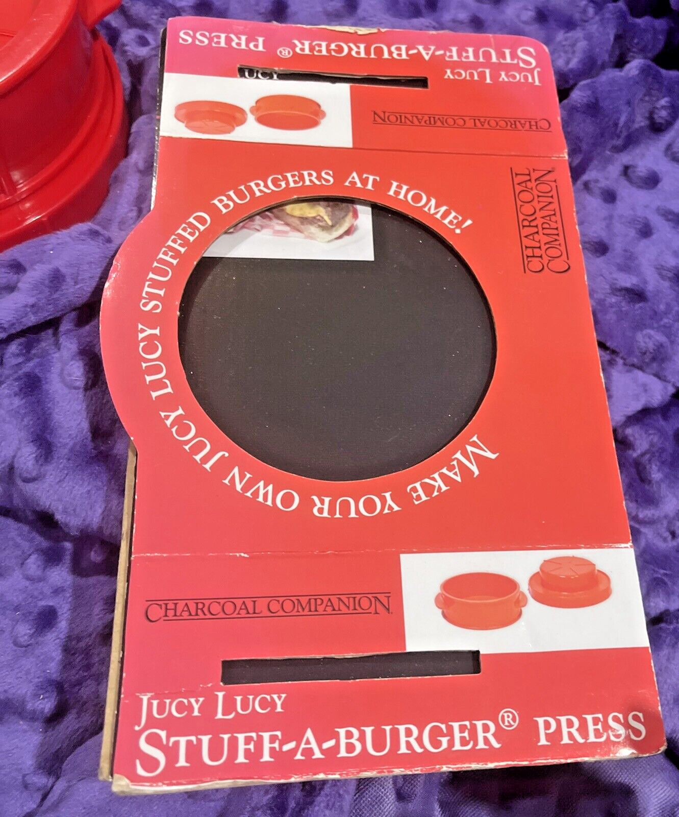 Jucy Lucy Stuff-A-Burger Press Charcoal Companion CC5119 Camping Tailgating gallery
