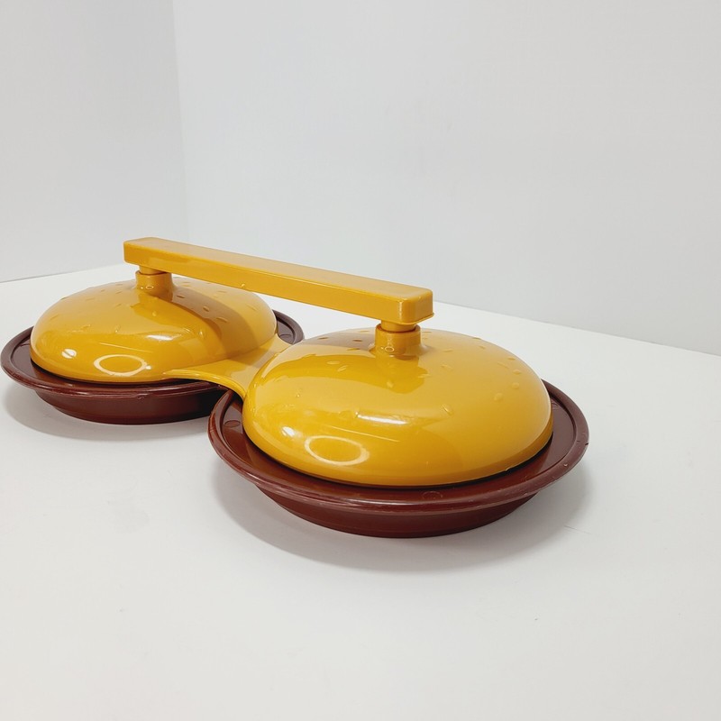 Charcoal Companion Double Hamburger Press Mold / 4.5" Circular Burger Patties gallery