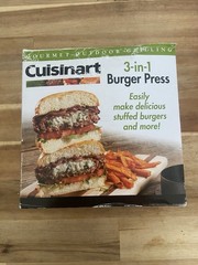 Cuisinart 3 in 1 Stuffed Burger Press