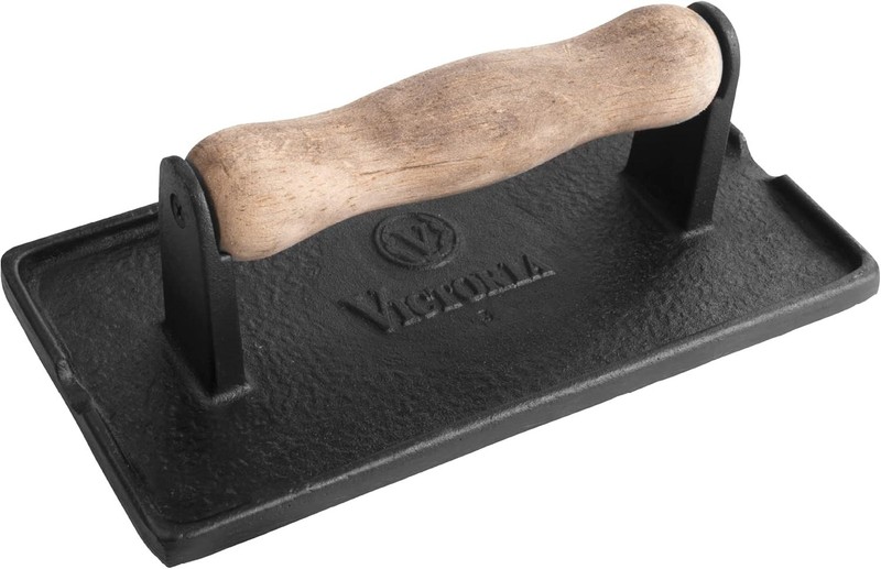 Cast Iron Panini Press, Burger Press, Bacon Press, Grill Press, Seasoned with... gallery