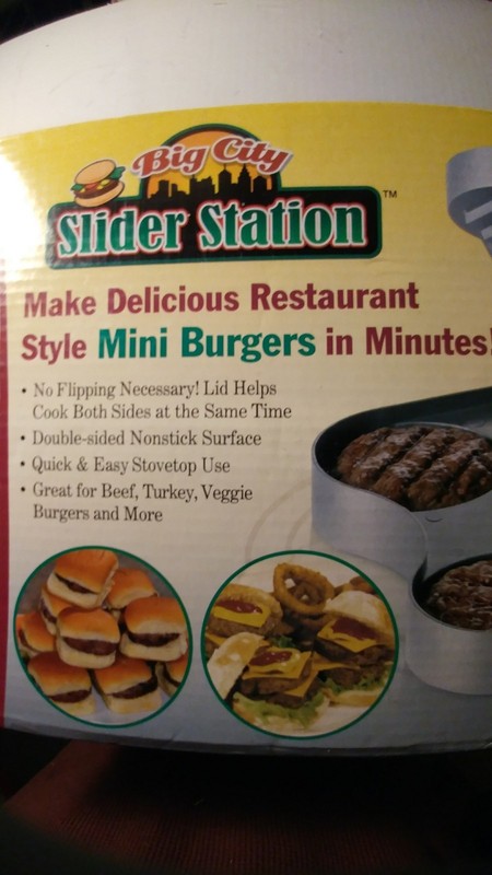 Stovetop MINI HAMBURGER PRESS BIG CITY SLIDER STATION Make Hamburgers At Home gallery