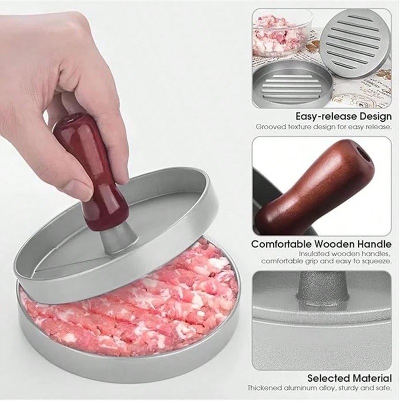 Meat Patty Maker Pro - Efficient Meat Pie Compactor & BBQ Minced Meat Press Tool gallery