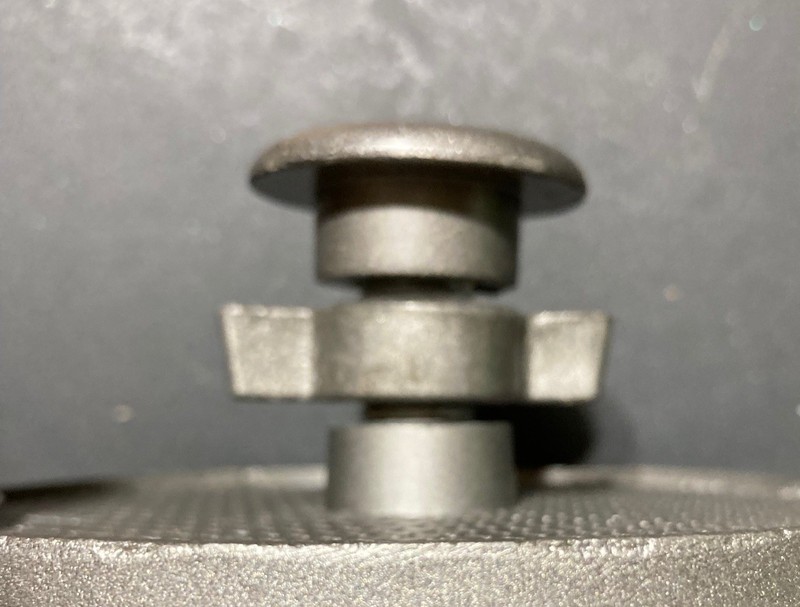 OLD VTG COMMERCIAL HAMBURGER PRESS TURN DIAL SIZE INCH THICKNESS 4 5/8 " X 1 ... gallery