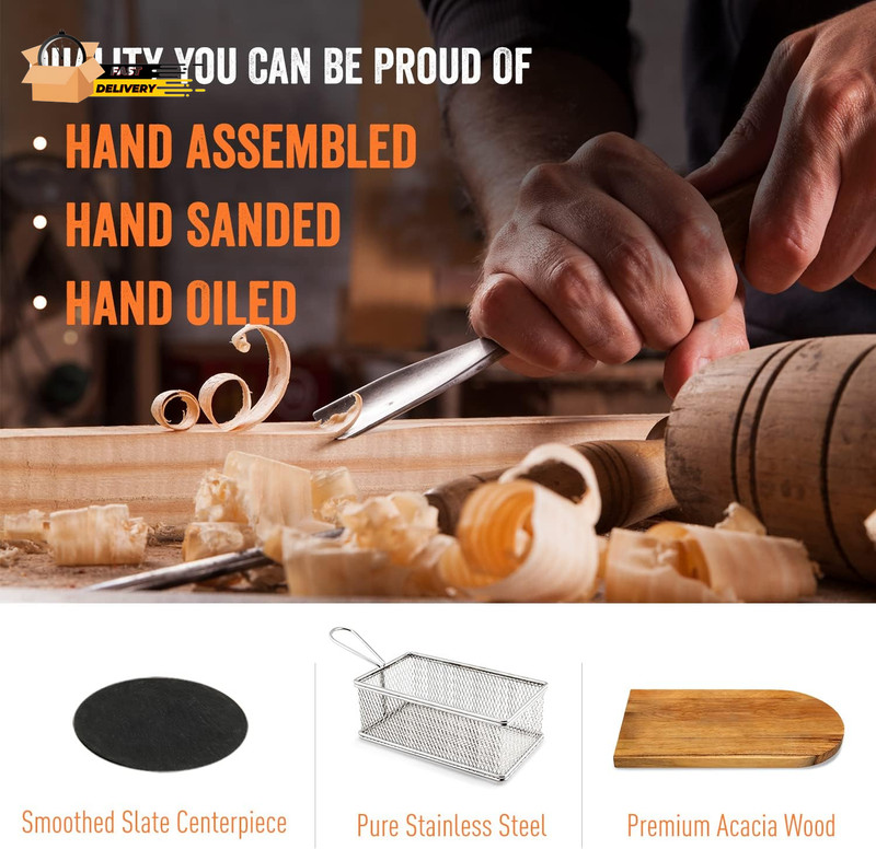 ™ Burger Serving Set, Perfect for Foodies, Burger Lovers and Tablesc gallery