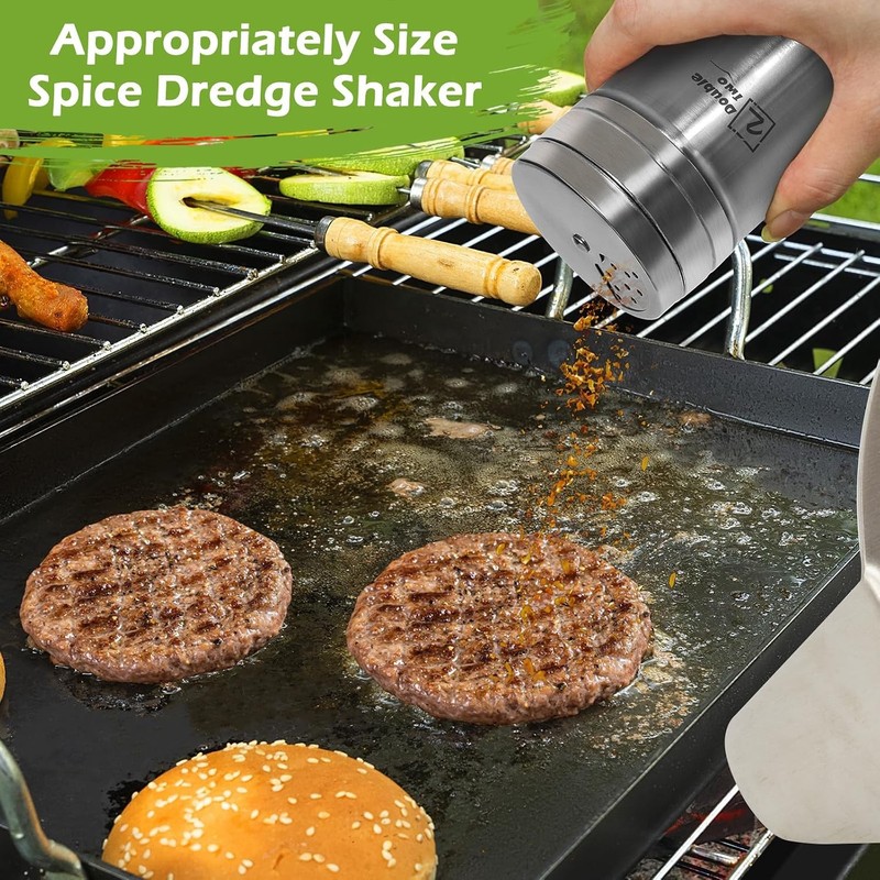 Smashed Burger Kit Burger Press Kit Stainless Steel Burger Press Grill Spatula gallery