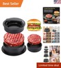Non-Stick Hamburger Patty Maker with 100 Parchment Papers - Easy Cleanup gallery
