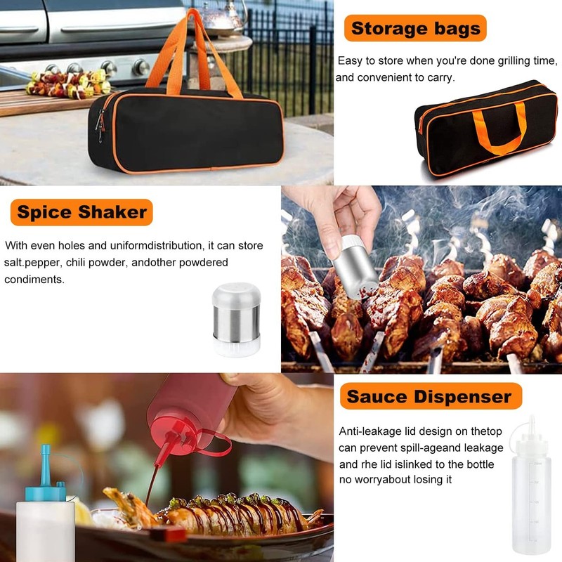 Blackstone Griddle Accessories & Burger Press, 122 PCS Griddle Grill Tools Se... gallery