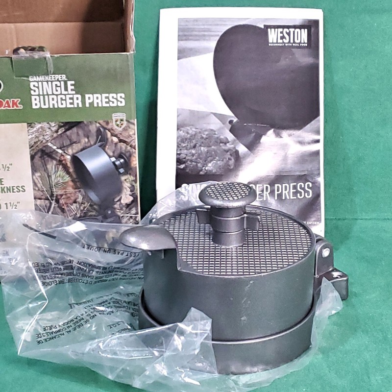 Weston Commerical Non-Stick Single Hamburger PRESS MOSSY OAK GAMEKEEPER gallery