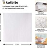 Katbite Hamburger Patty Paper 1000Pcs, 5.5"x5.5" Non 1000 Count (Pack of 1) gallery