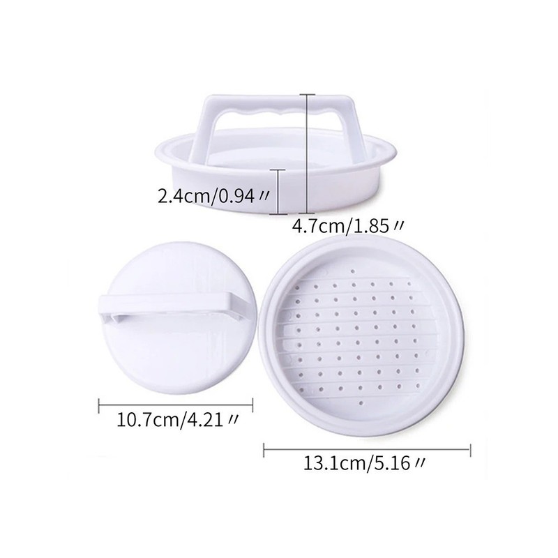 1pc Hamburger Press Stuffed Burger Press Plastic Meat Grill Party BBQ Burger gallery