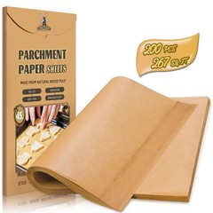200 Pcs Parchment Paper Sheets, 12 x 16 Inch, Precut 12 X 16, Unbleached