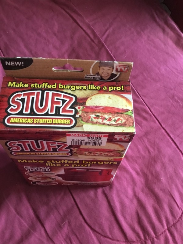 Stufz Burger Maker NIB As Seen On TV gallery