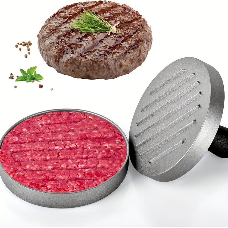 1Pc Non-Stick Coating Burger Press, Ergonomic Textured Handle, Even Patty Shapin gallery