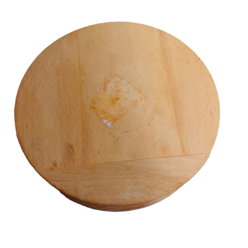 Wooden Hamburger Press Vintage Fighting Cocks Roosters Kitchy gallery